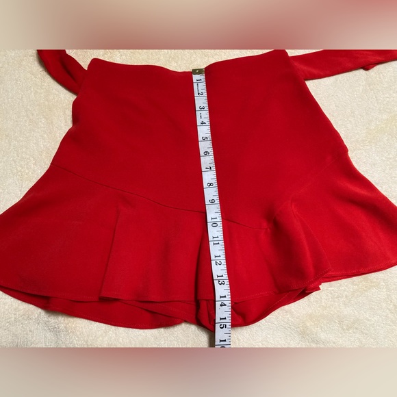 NWOT - Zara bow trim skort - red colour - size XS - Picture 4 of 7